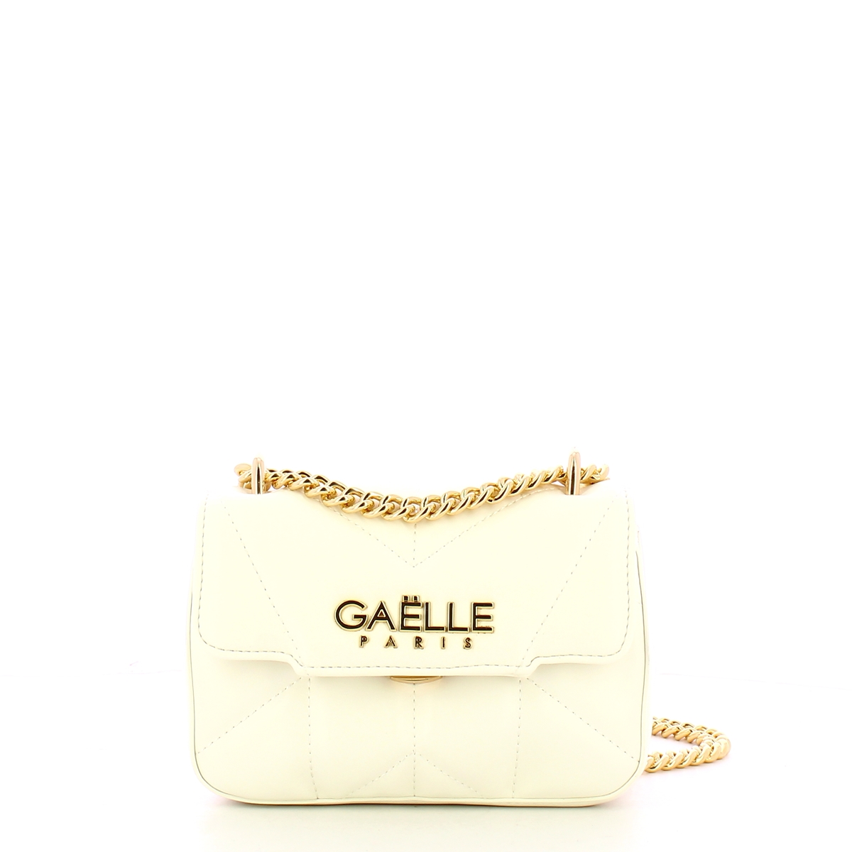 Gaëlle Tracollin Mini Shoulder Strap Matelassé Bianco - 1