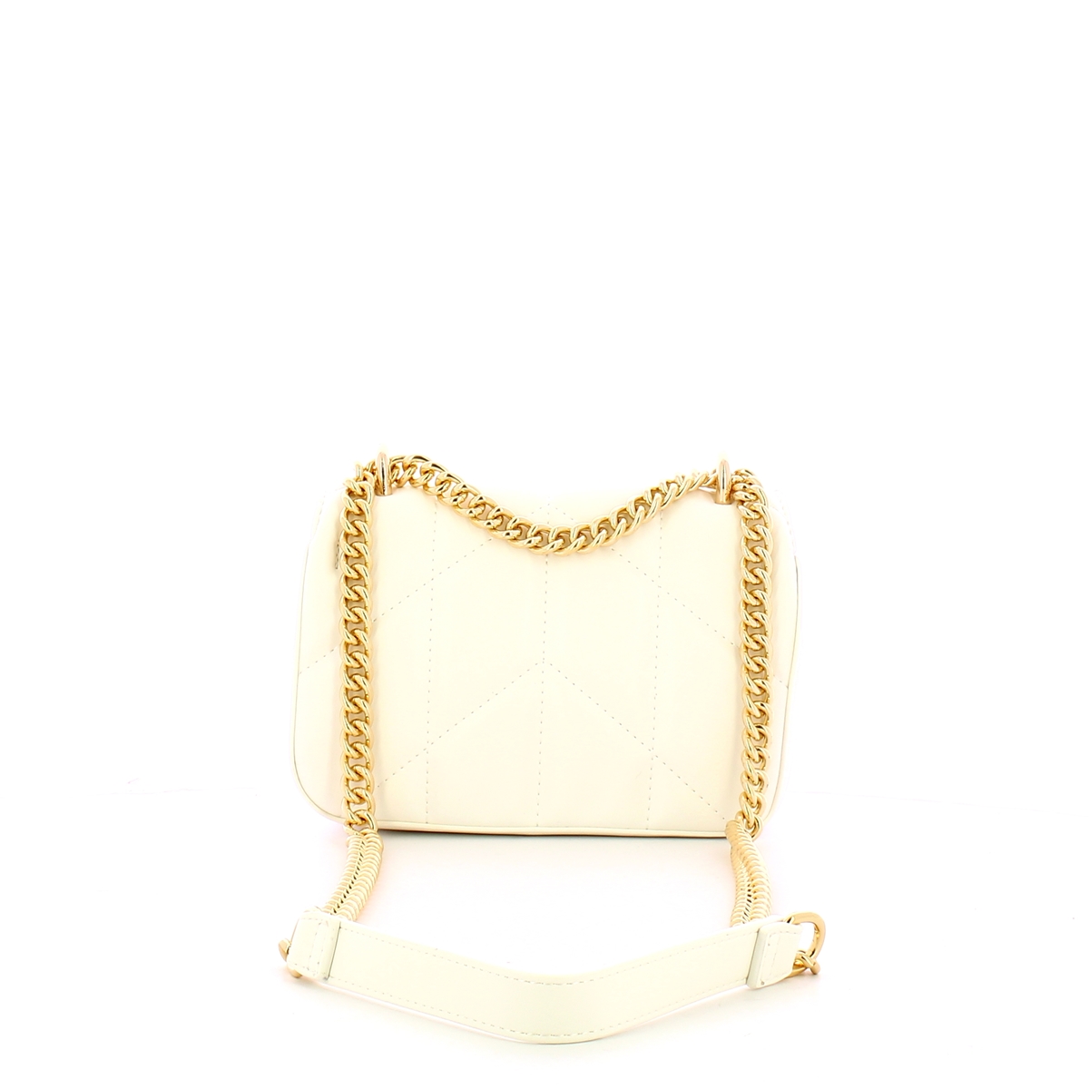 Gaëlle Tracollin Mini Shoulder Strap Matelassé Bianco - 3