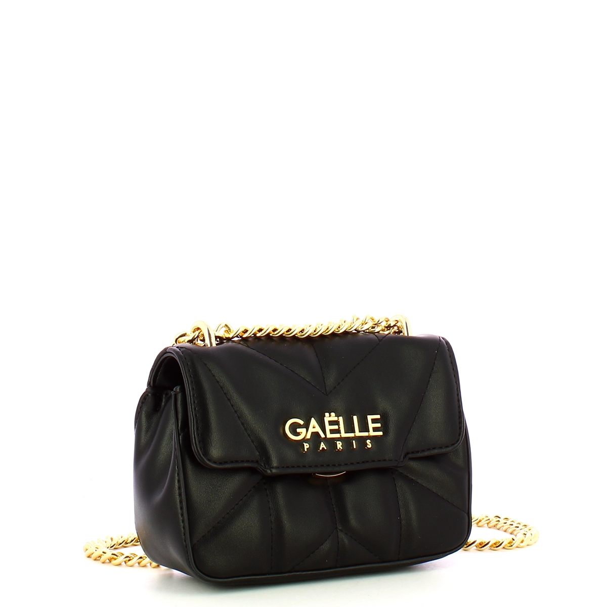 Gaëlle Tracollin Mini Shoulder Strap Matelassé Nero - 2