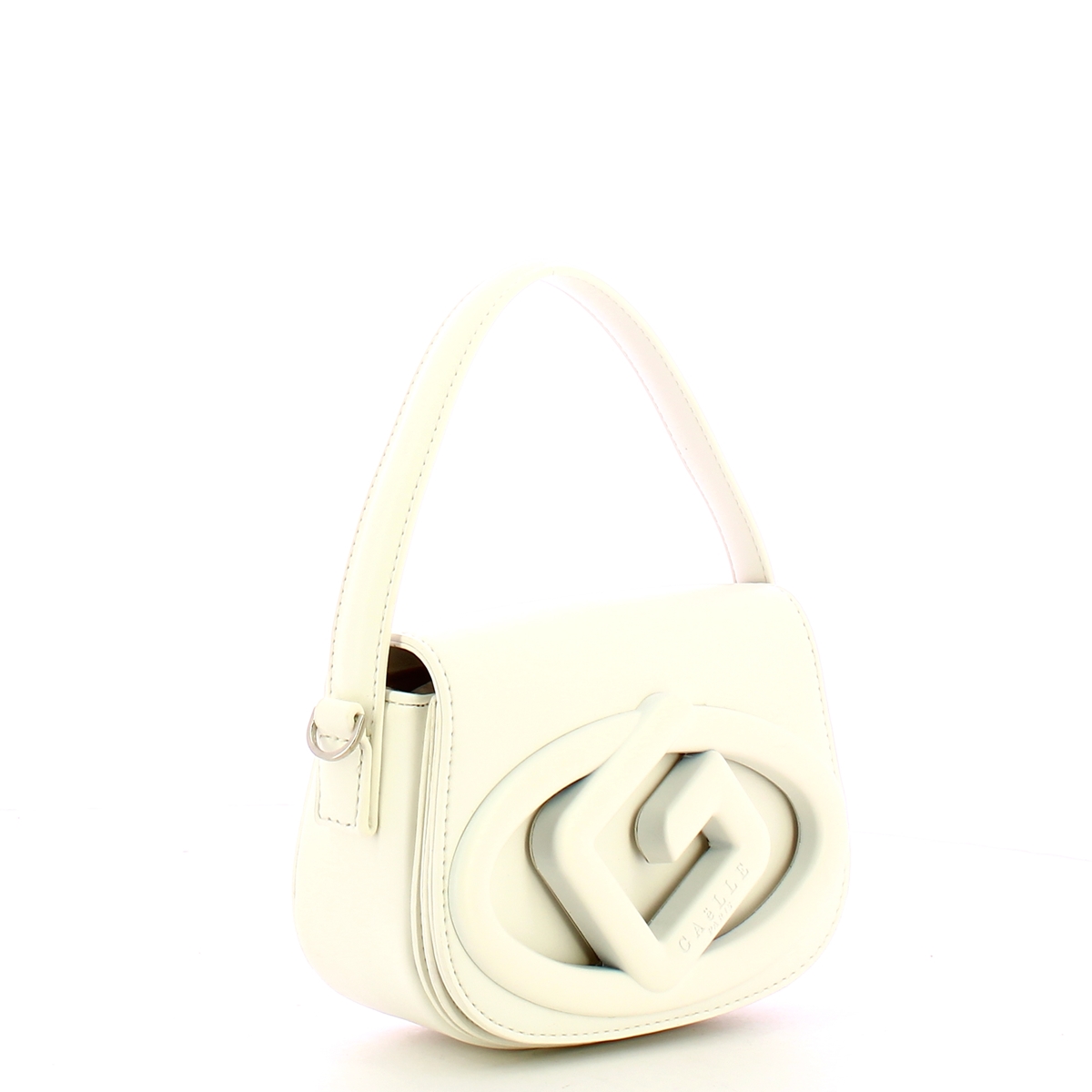 Gaëlle Borsetta a mano Mini Maxi G Bianco - 3