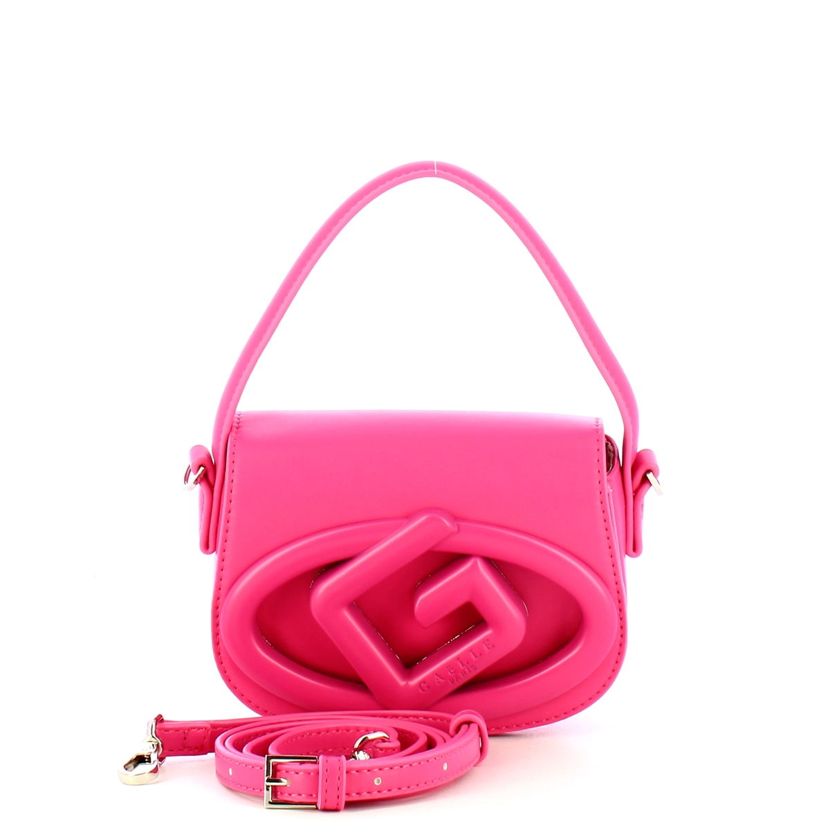 Gaëlle Borsetta a mano Mini Maxi G Fucsia - 4