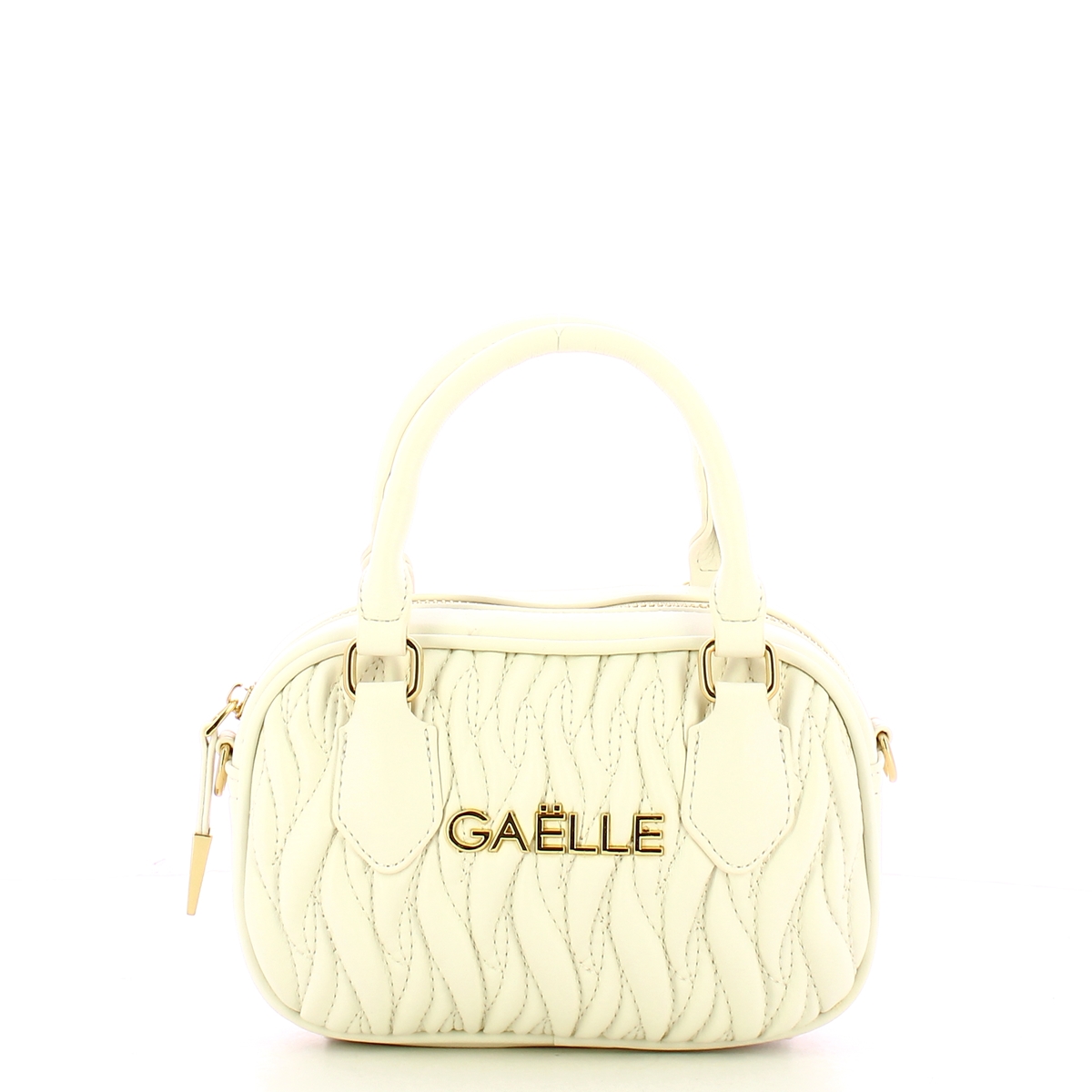 Gaëlle Mini Duffle Plissé Bianco - 1