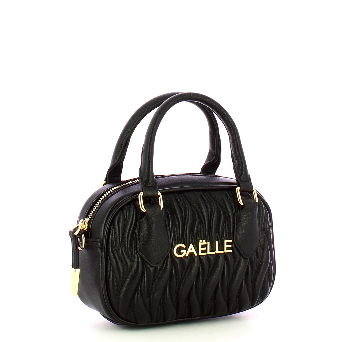 Gaëlle Mini Duffle Plissé Nero - 2 Gaëlle Mini Duffle Plissé Nero - 2