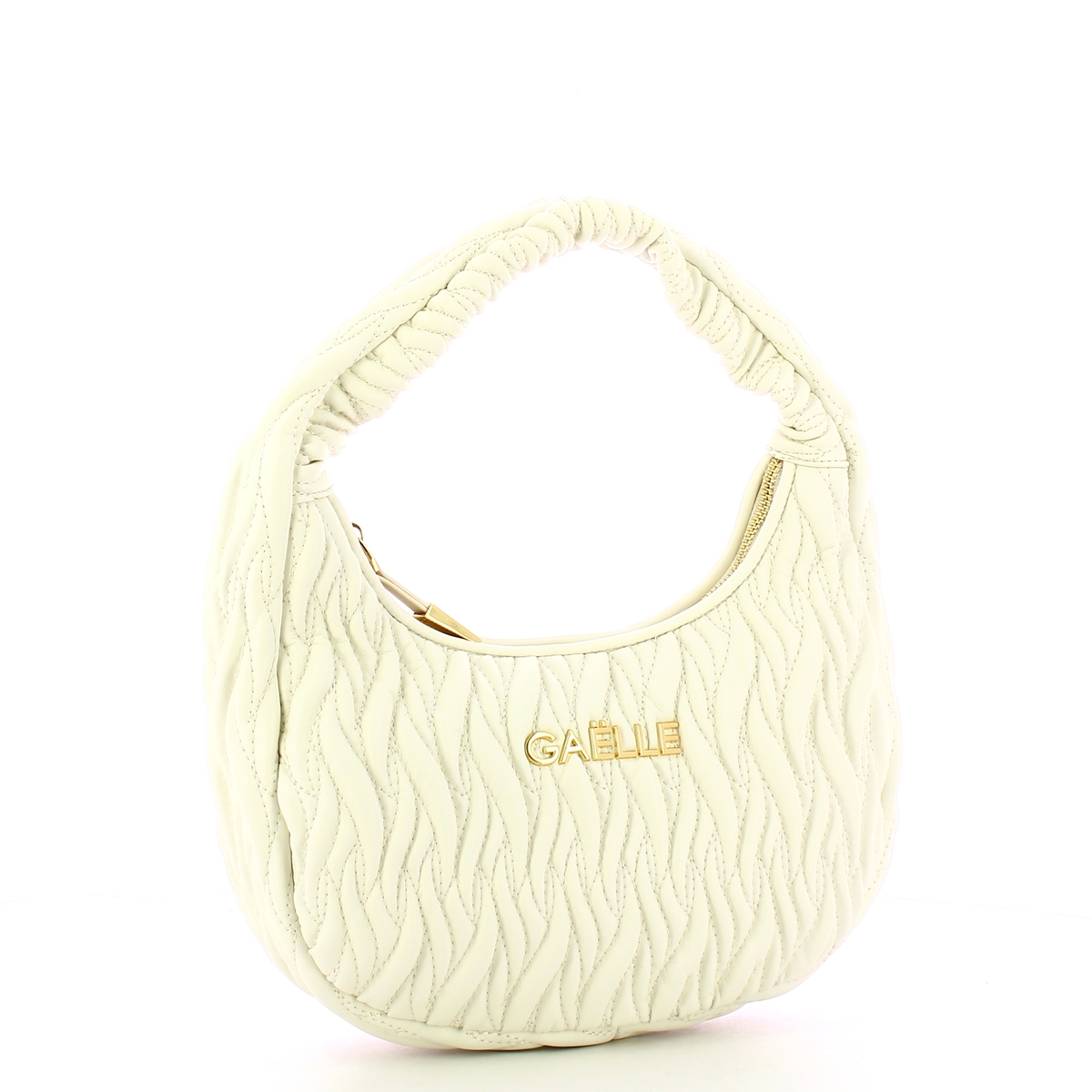 Gaëlle Maxi Hobo Plissé Bianco - 2