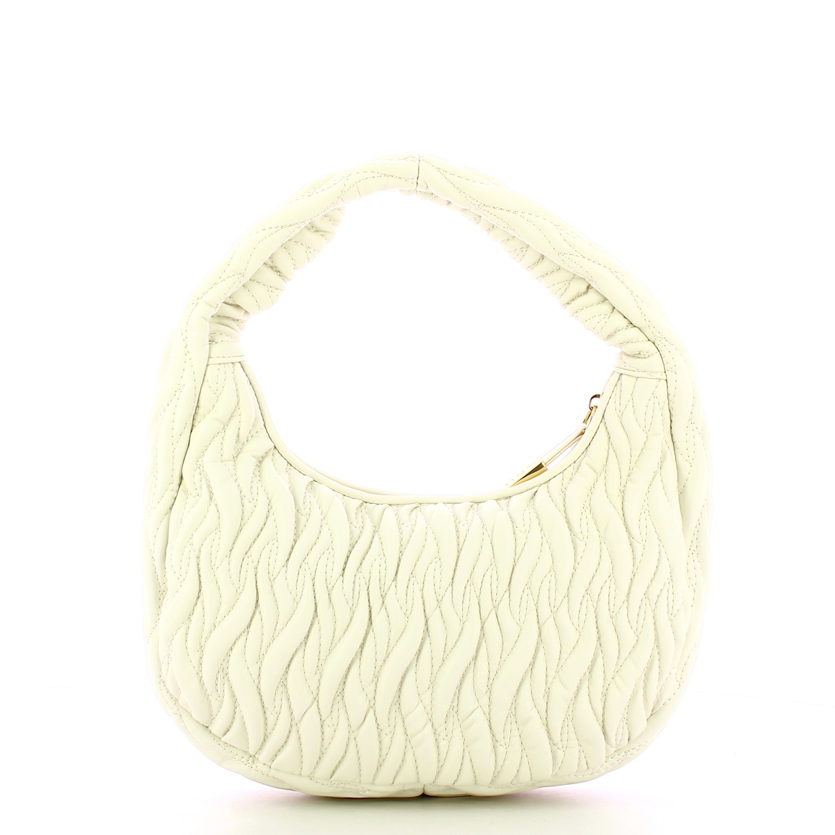 Gaëlle Maxi Hobo Plissé Bianco - 3