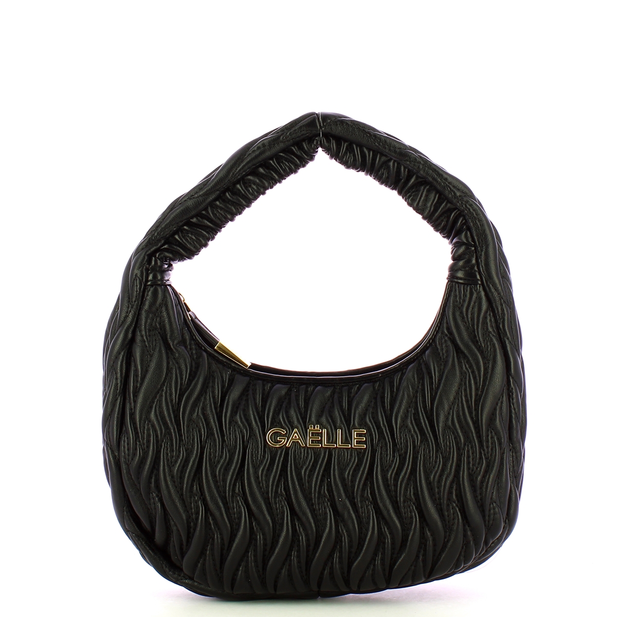 Gaëlle Maxi Hobo Plissé Nero - 1