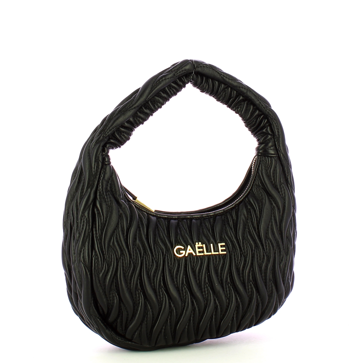 Gaëlle Maxi Hobo Plissé Nero - 2
