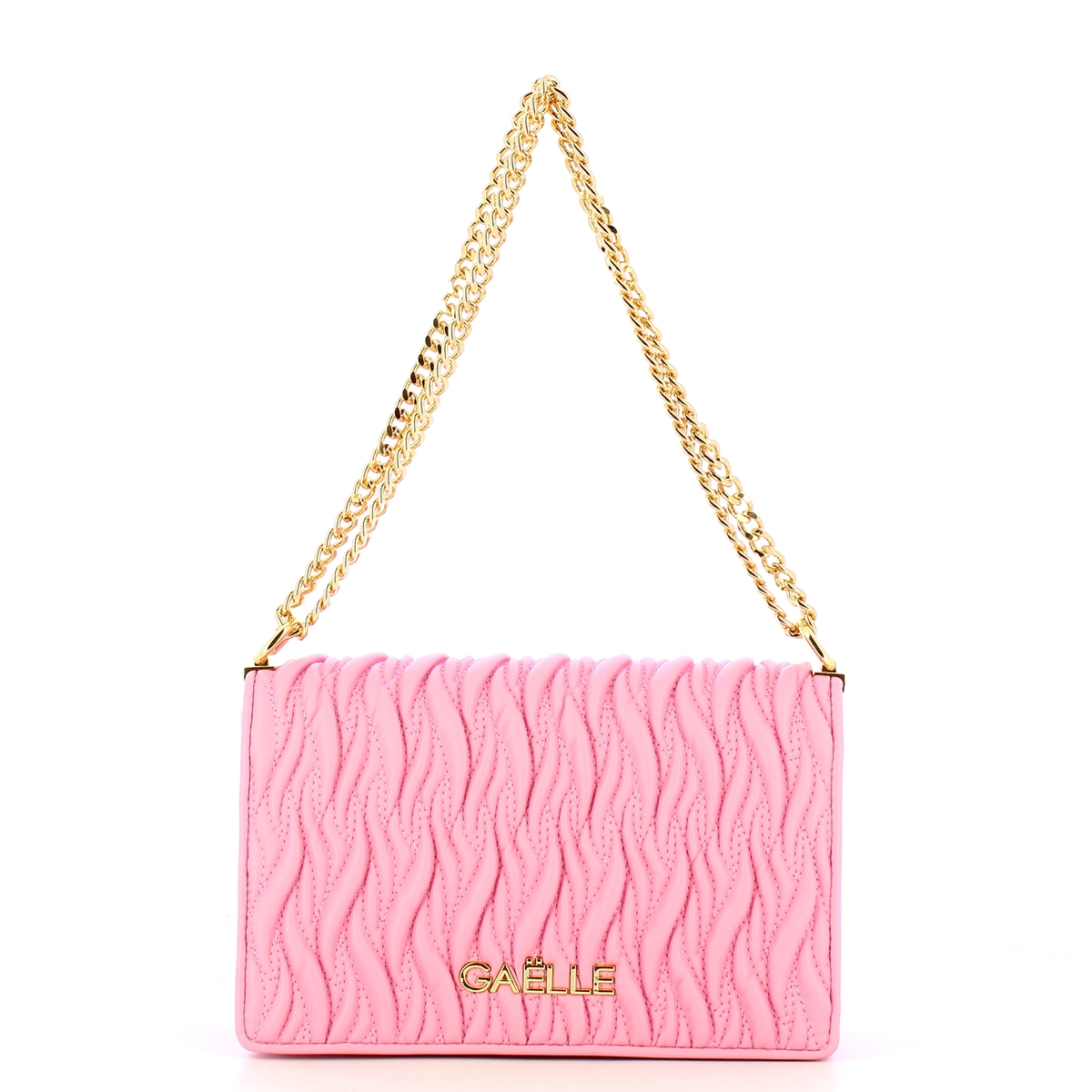 Gaëlle Borsa Reg Shoulder Strap Plissé Rosa - 1