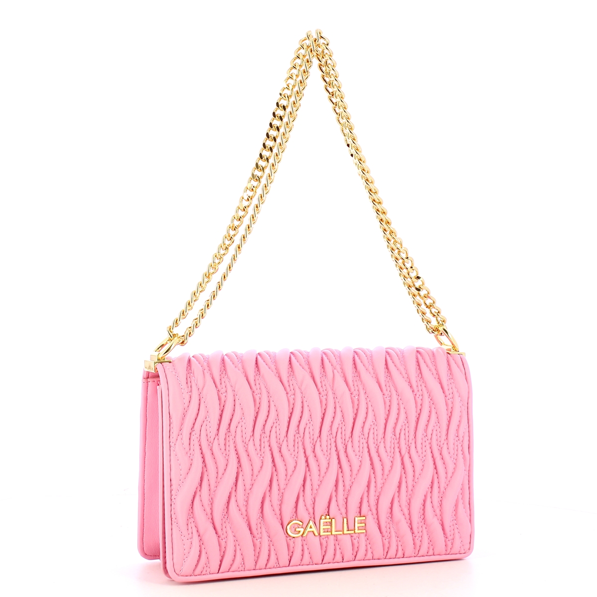 Gaëlle Borsa Reg Shoulder Strap Plissé Rosa - 2
