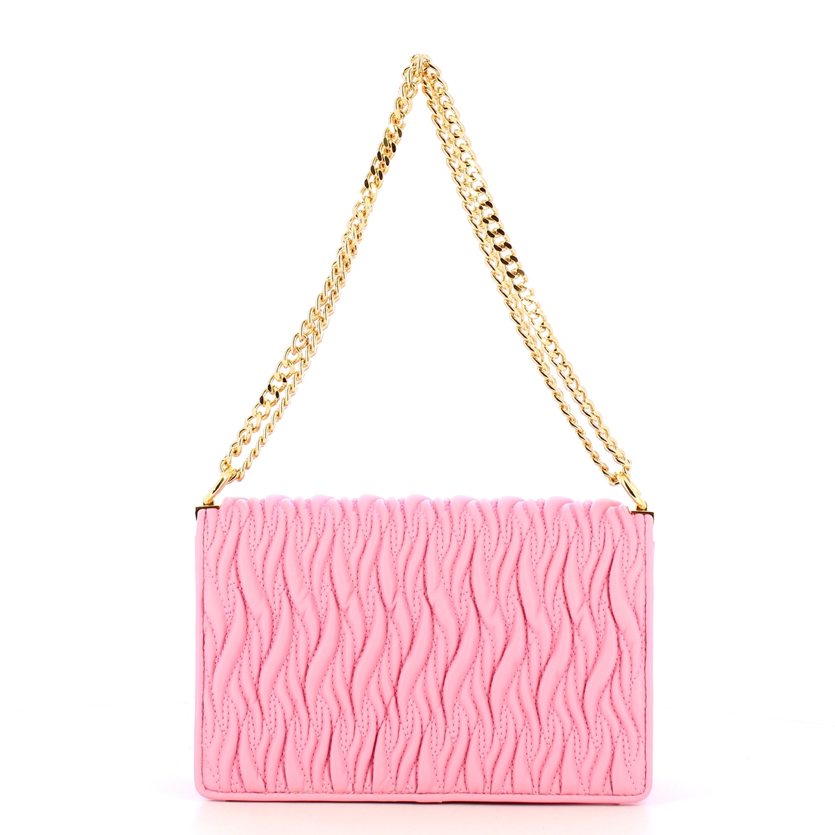 Gaëlle Borsa Reg Shoulder Strap Plissé Rosa - 3