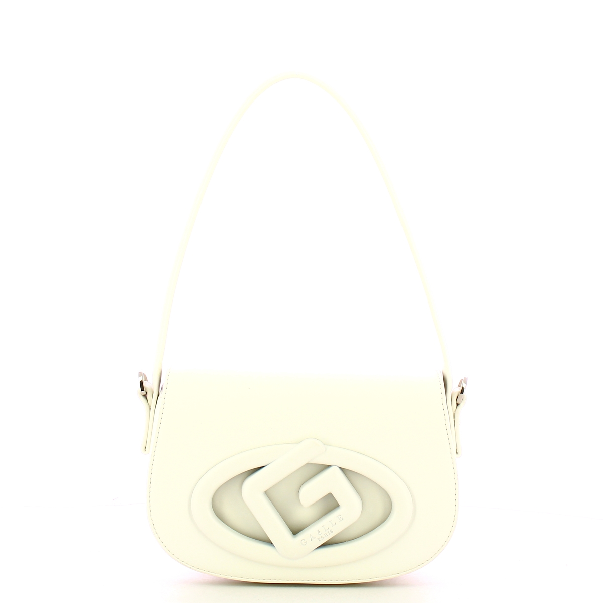 Gaëlle Borsa a mano Reg Shoulder Strap Maxi G Bianco - 1