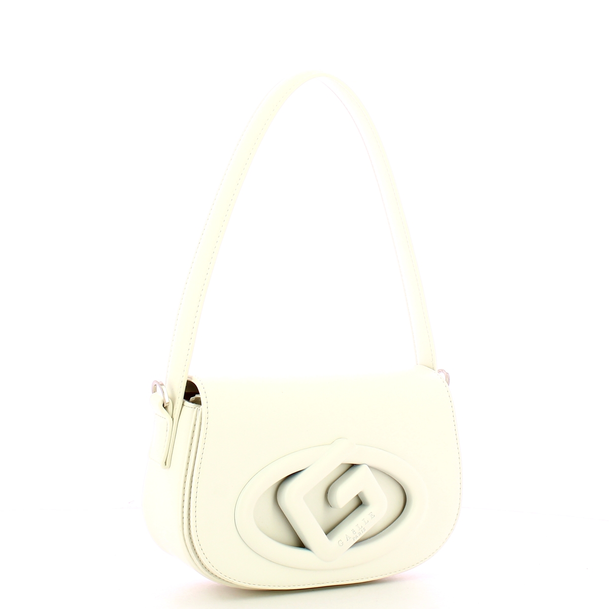 Gaëlle Borsa a mano Reg Shoulder Strap Maxi G Bianco - 2