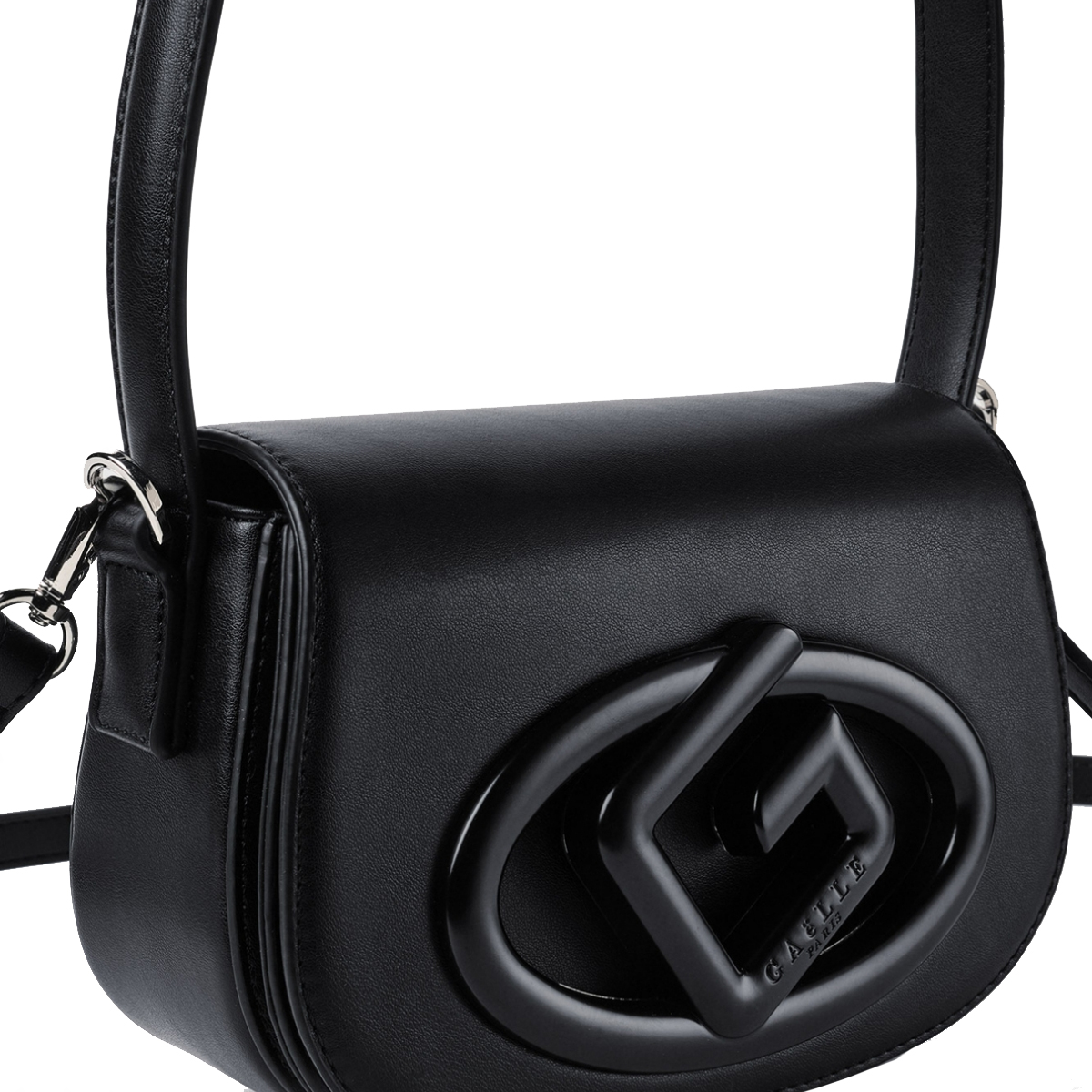 Gaëlle Borsa a mano Reg Shoulder Strap Maxi G Nero - 4
