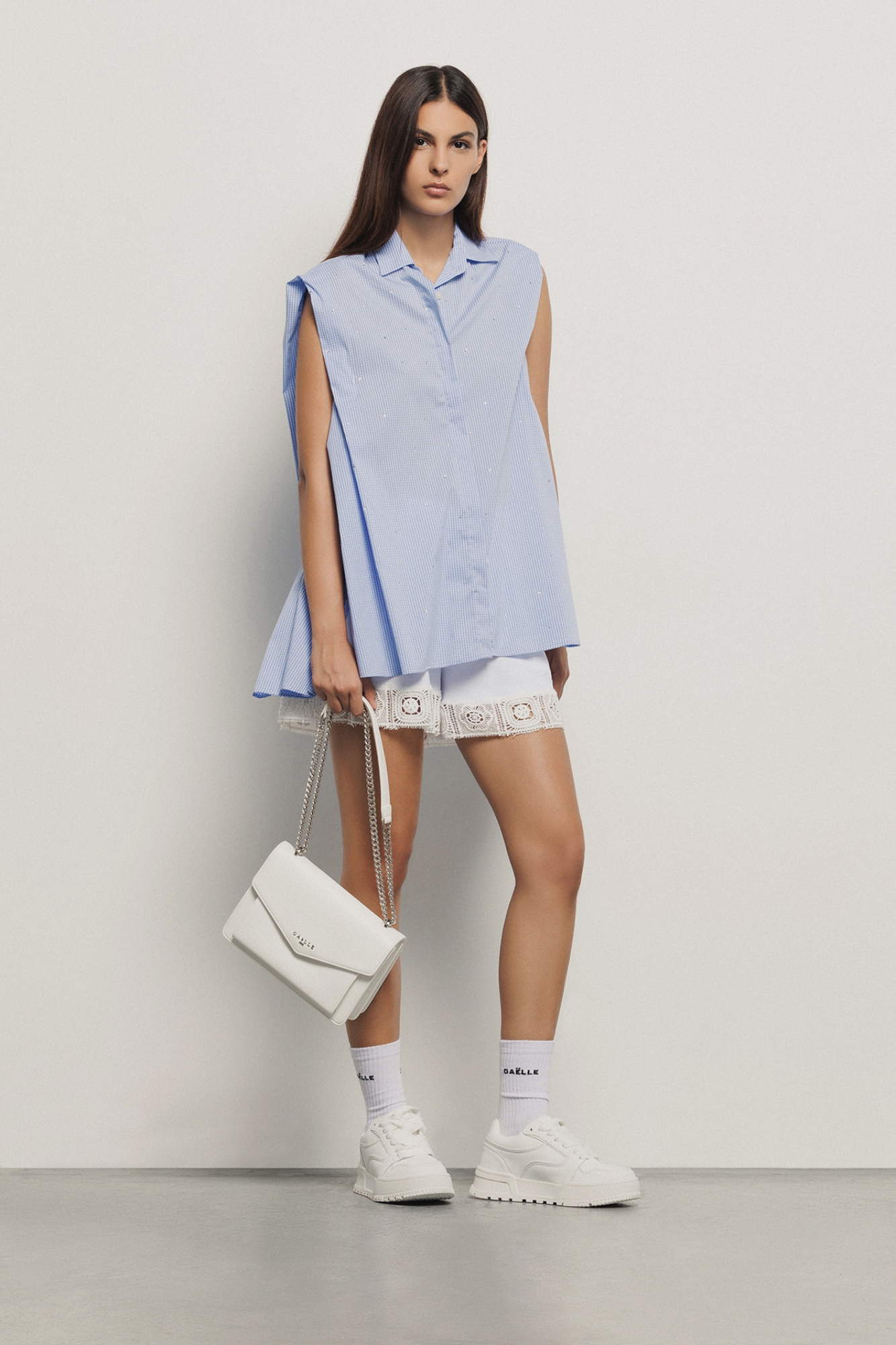 Gaëlle Borsa Reg Shoulder Strap Bianco - 2