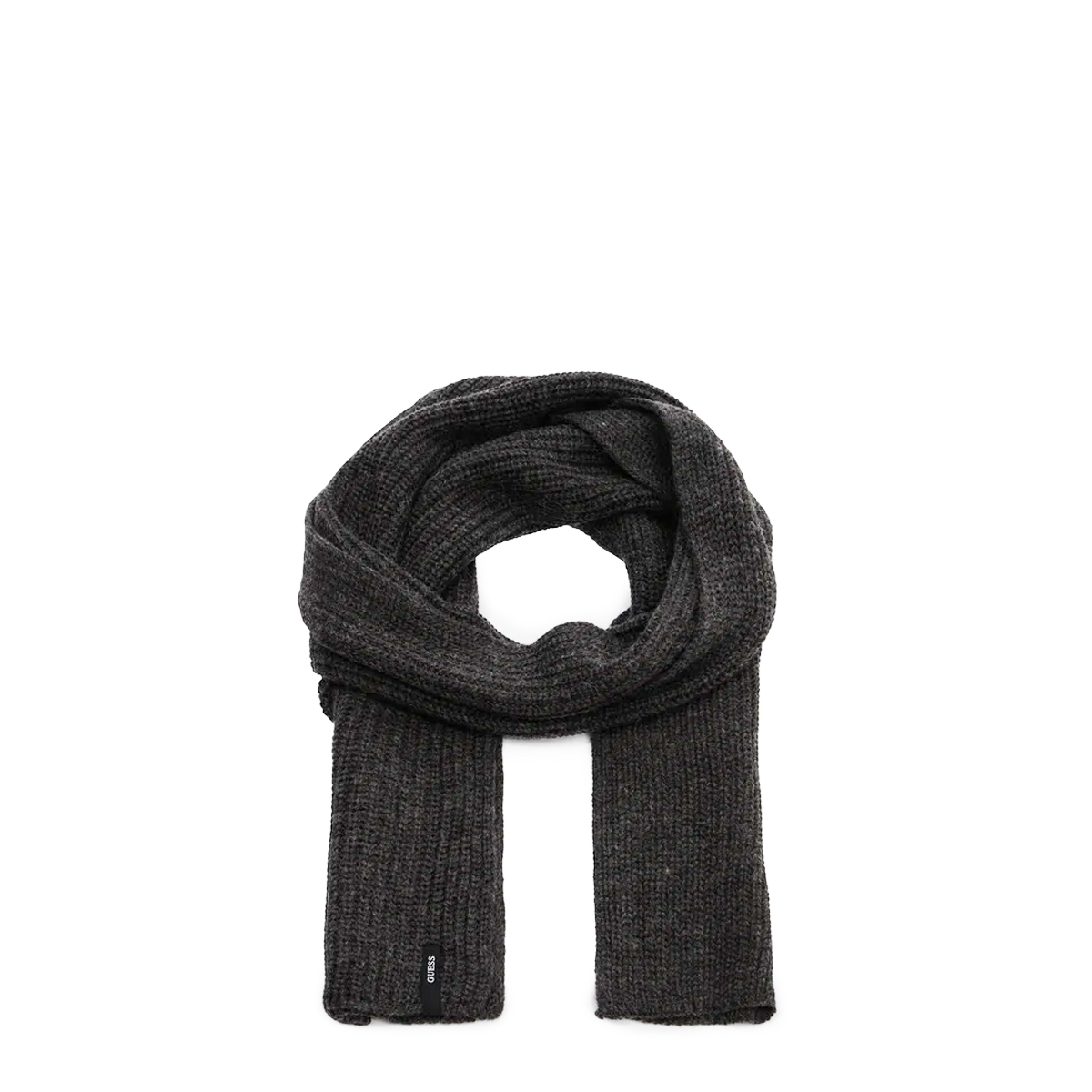 Guess Sciarpa Knit Dark Grey Melange - 1