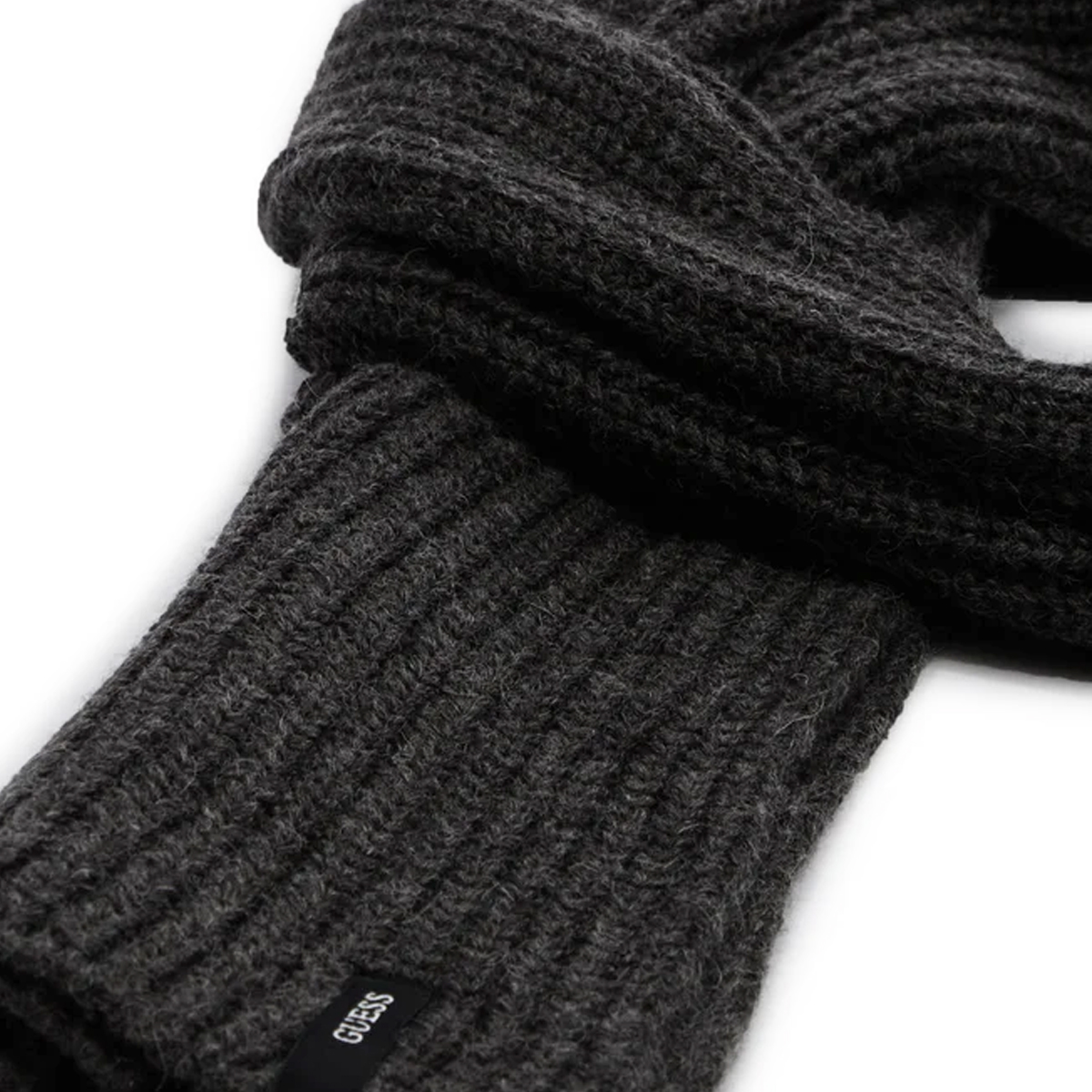 Guess Sciarpa Knit Dark Grey Melange - 2