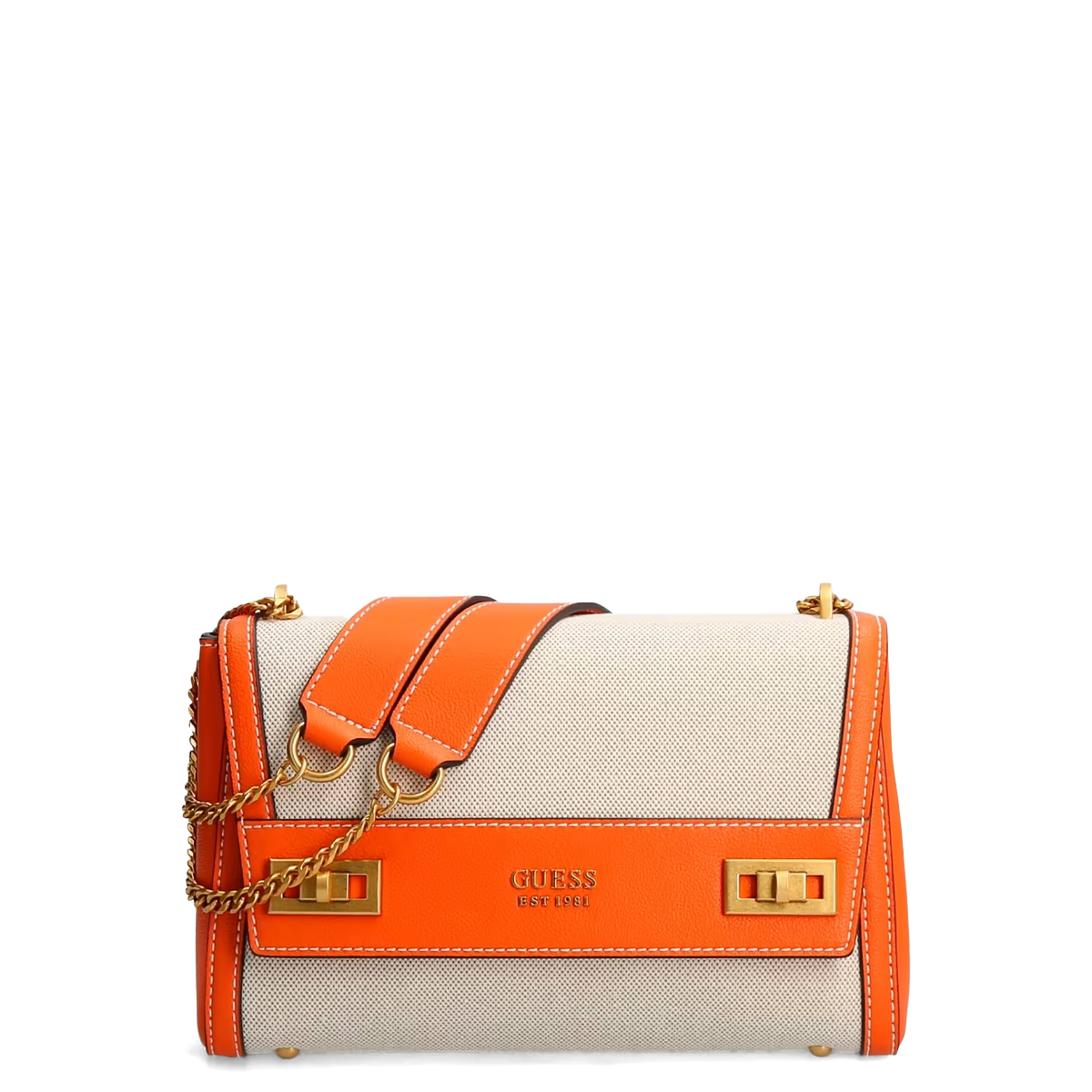 Guess Borsa a spalla Katey Natural Orange - 1 Guess Borsa a spalla Katey Natural Orange - 1