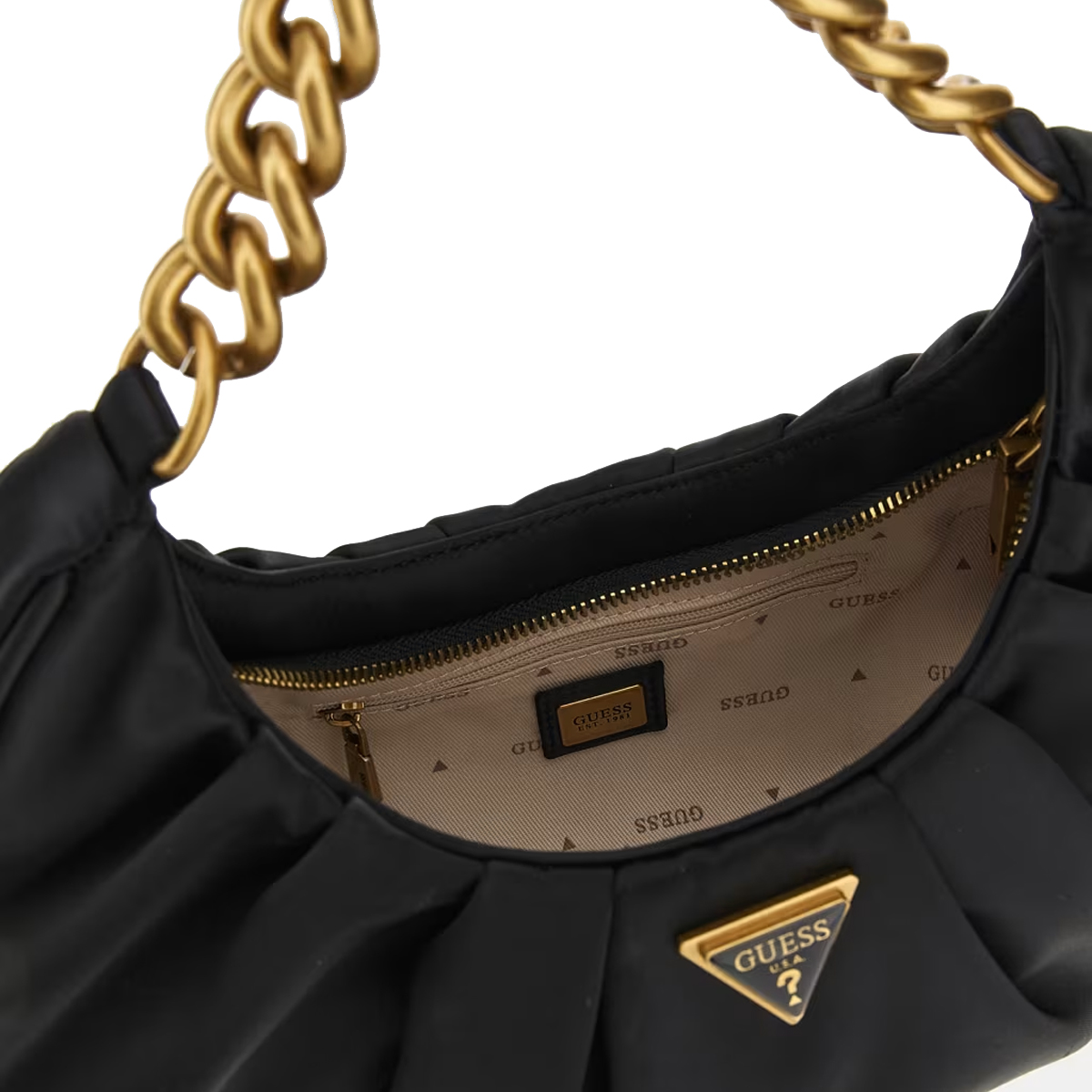 Guess Borsa a spalla Tori satin Black - 3 Guess Borsa a spalla Tori satin Black - 3