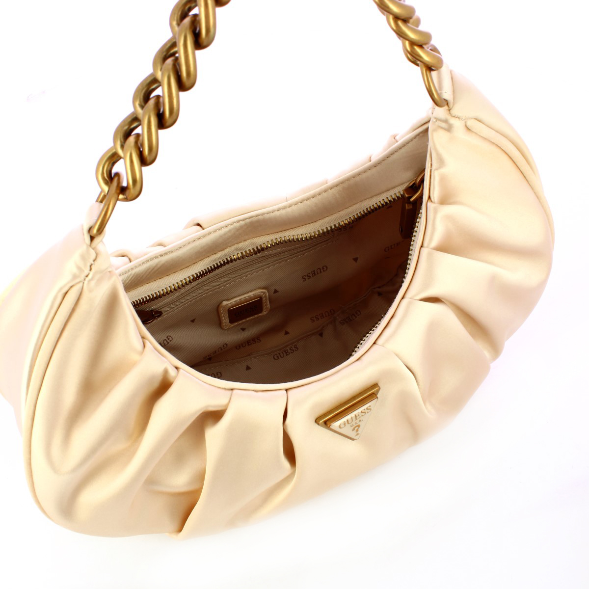 Guess Borsa a spalla Tori satin Ivory - 4 Guess Borsa a spalla Tori satin Ivory - 4