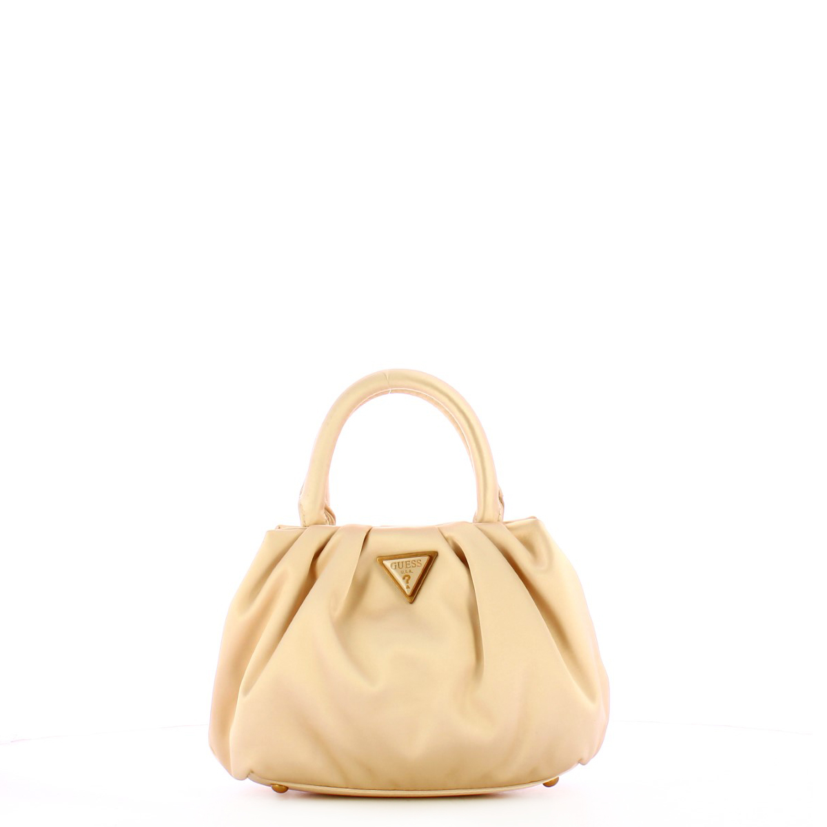 Guess Mini Borsa a mano Tori in satin Ivory - 1 Guess Mini Borsa a mano Tori in satin Ivory - 1