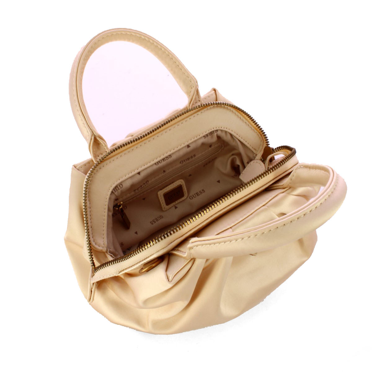 Guess Mini Borsa a mano Tori in satin Ivory - 5 Guess Mini Borsa a mano Tori in satin Ivory - 5