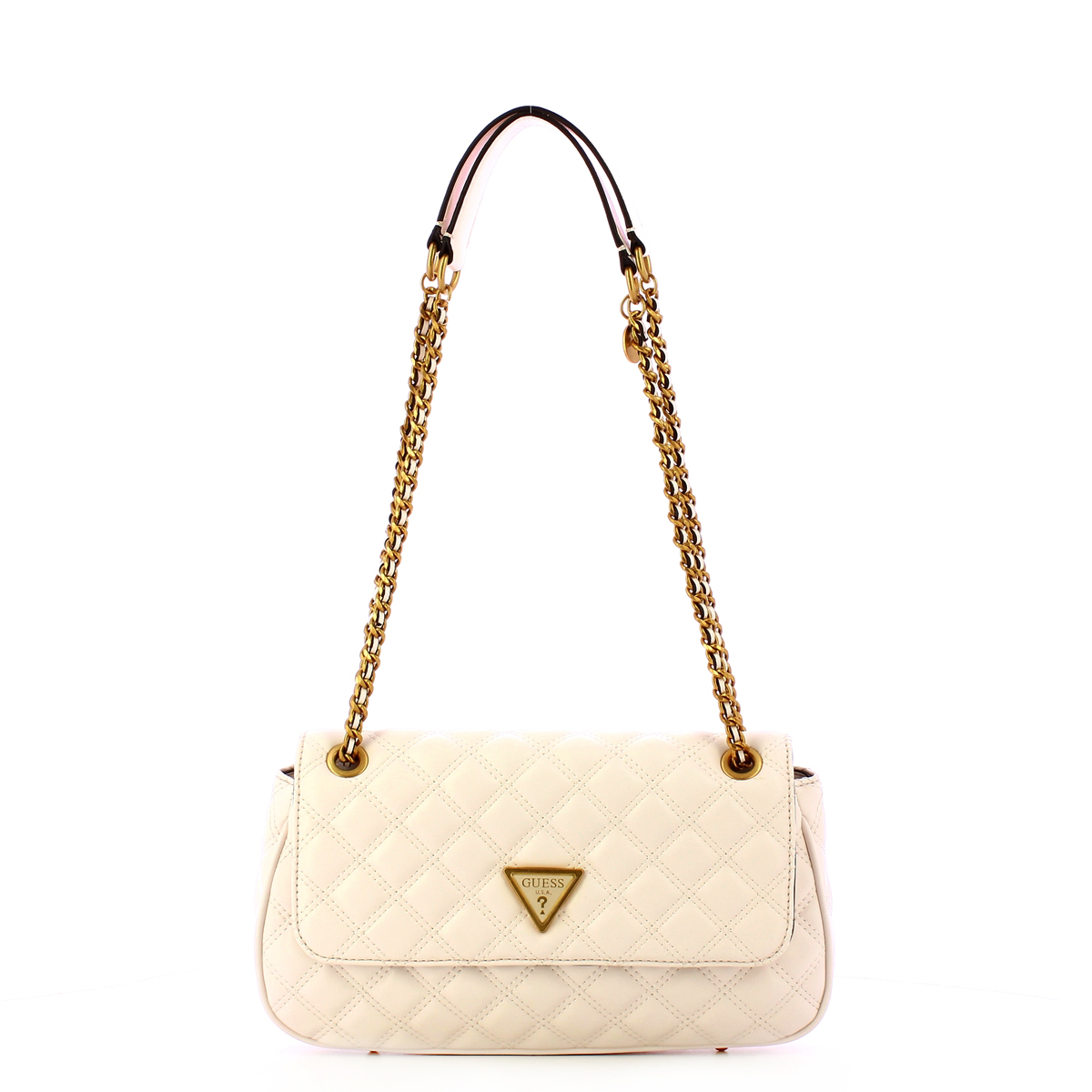 Guess Borsa a spalla Giully trapuntata Ivory - 1 Guess Borsa a spalla Giully trapuntata Ivory - 1