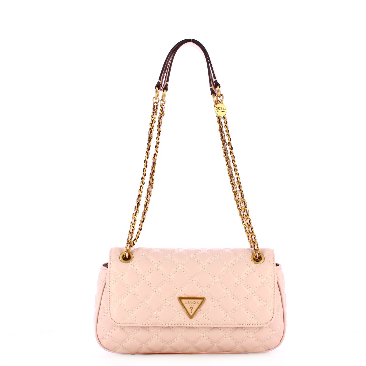 Guess Borsa a spalla Giully trapuntata Light Rose - 1 Guess Borsa a spalla Giully trapuntata Light Rose - 1
