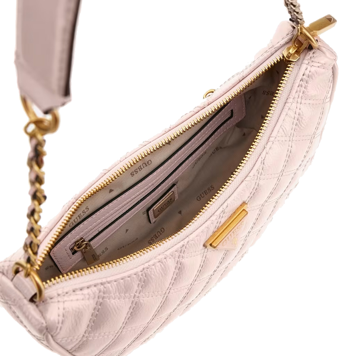 Guess Borsa a spalla Giully trapuntata Light Rose - 3 Guess Borsa a spalla Giully trapuntata Light Rose - 3