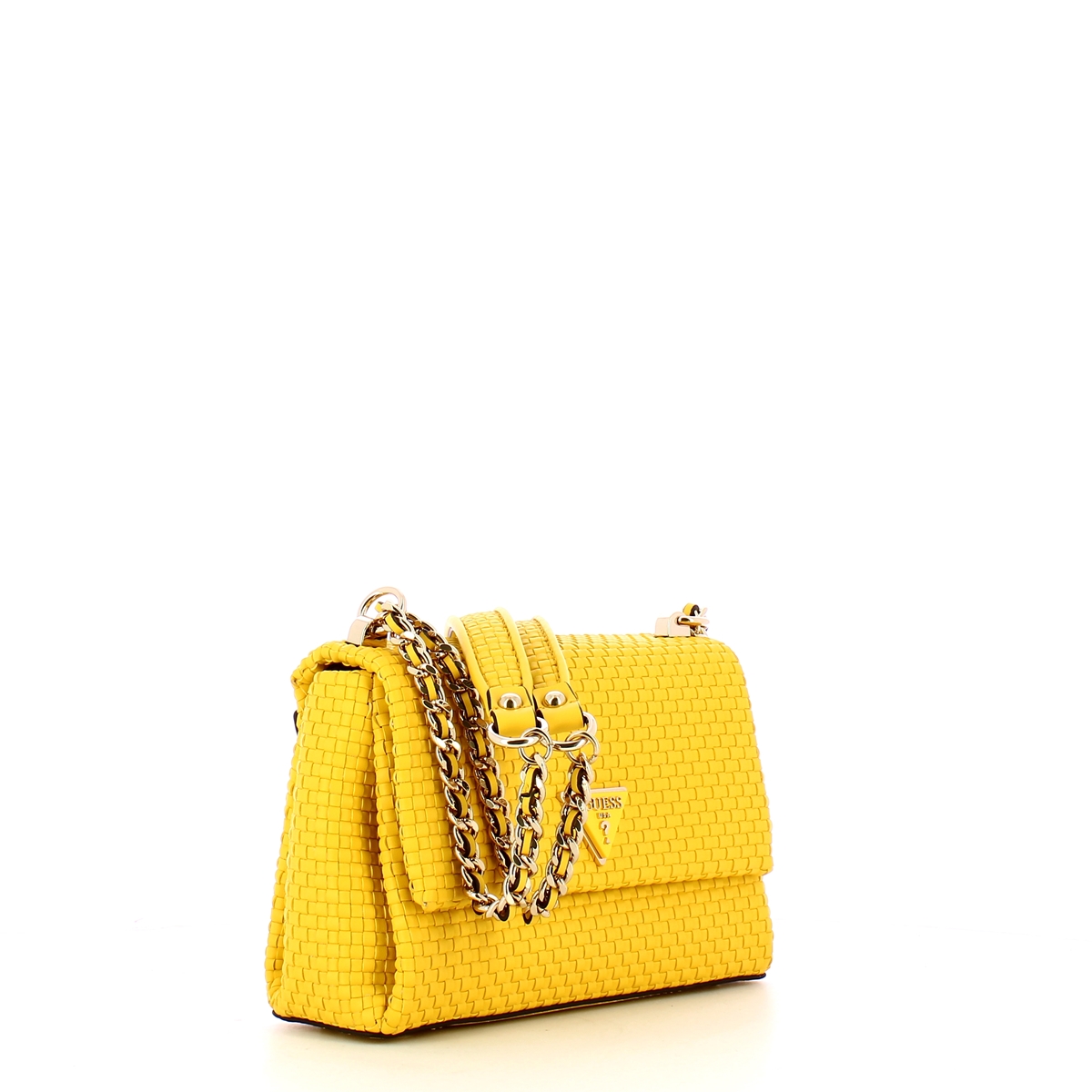 Guess Borsa a spalla intrecciata Etel Yellow - 2 Guess Borsa a spalla intrecciata Etel Yellow - 2
