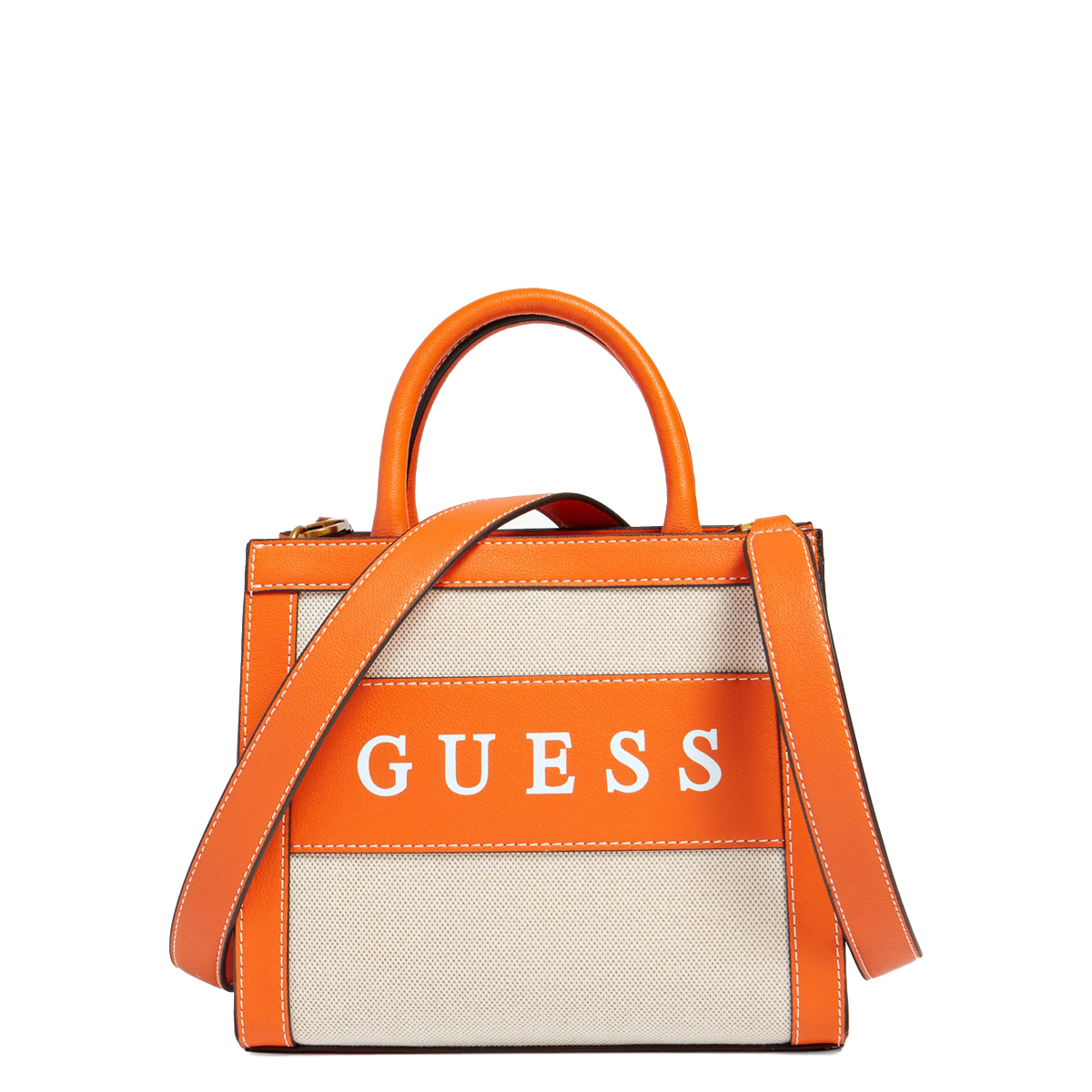 Guess Mini Borsa a mano Salford Natural Orange - 1 Guess Mini Borsa a mano Salford Natural Orange - 1