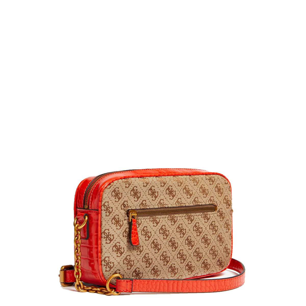 Guess Camera Bag Aviana Latte Orange - 2 Guess Camera Bag Aviana Latte Orange - 2