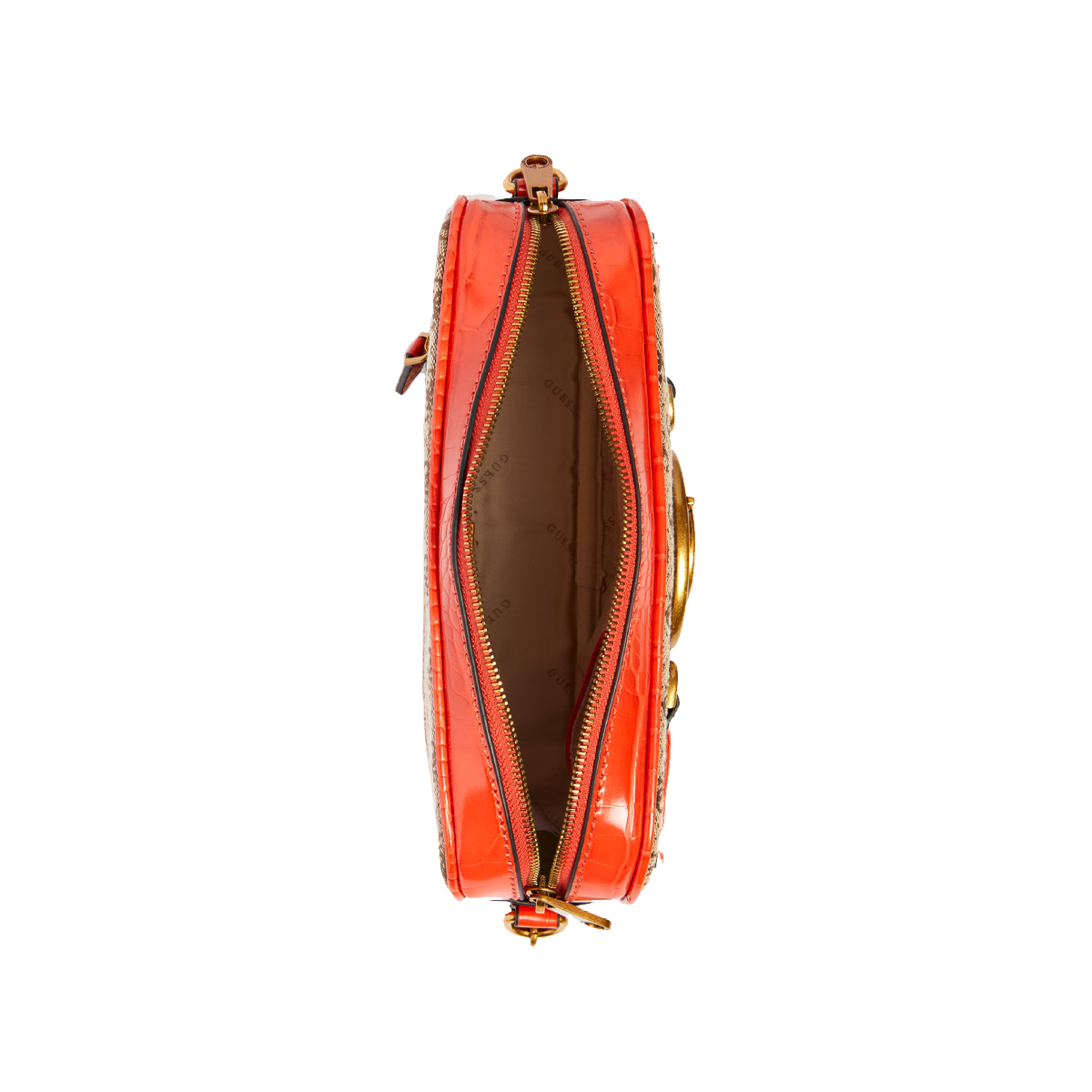 Guess Camera Bag Aviana Latte Orange - 3 Guess Camera Bag Aviana Latte Orange - 3