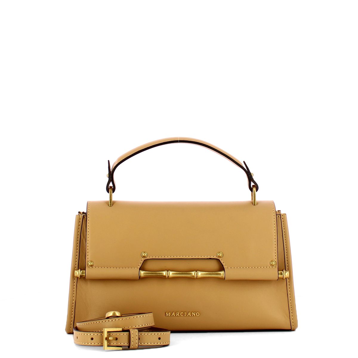 Guess Borsa a mano Alia in pelle Champagne - 4 Guess Borsa a mano Alia in pelle Champagne - 4