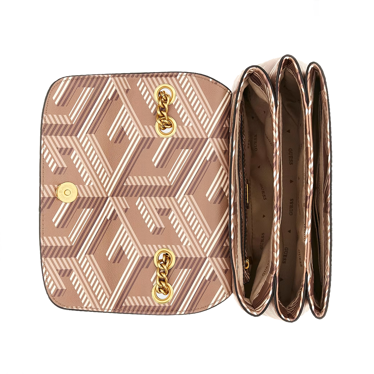 Guess Tracolla Montreal G Cube Taupe Logo - 5 Guess Tracolla Montreal G Cube Taupe Logo - 5