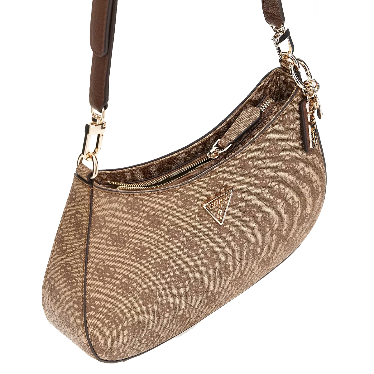 Guess Sottospalla Noelle 4G Latte Logo Brown - 4 Guess Sottospalla Noelle 4G Latte Logo Brown - 4