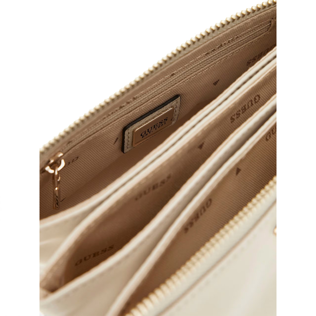 Guess Pochette Latona Mini Taupe - 3 Guess Pochette Latona Mini Taupe - 3