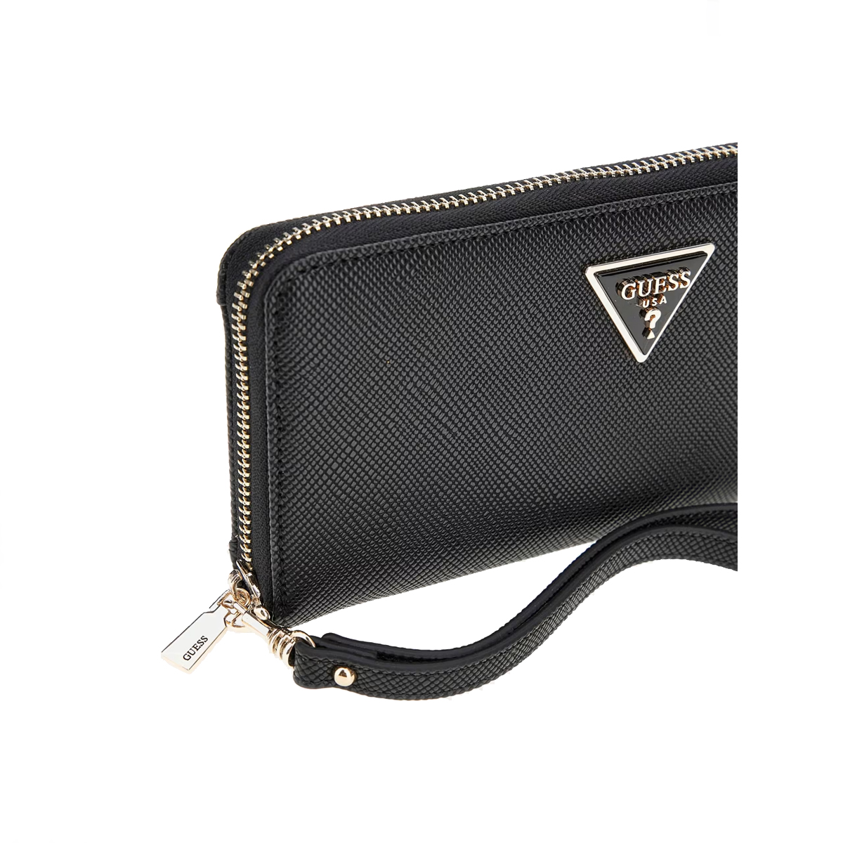 Guess Portafoglio Laurel Large Zip Around Black - 4 Guess Portafoglio Laurel Large Zip Around Black - 4