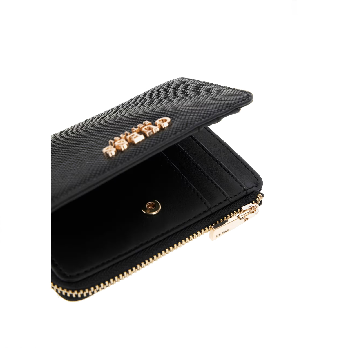 Guess Portafoglio Laurel Card Case Black - 4 Guess Portafoglio Laurel Card Case Black - 4