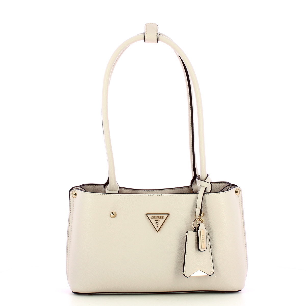 Guess Borsa a spalla Meridian borchie Ivory - 1 Guess Borsa a spalla Meridian borchie Ivory - 1