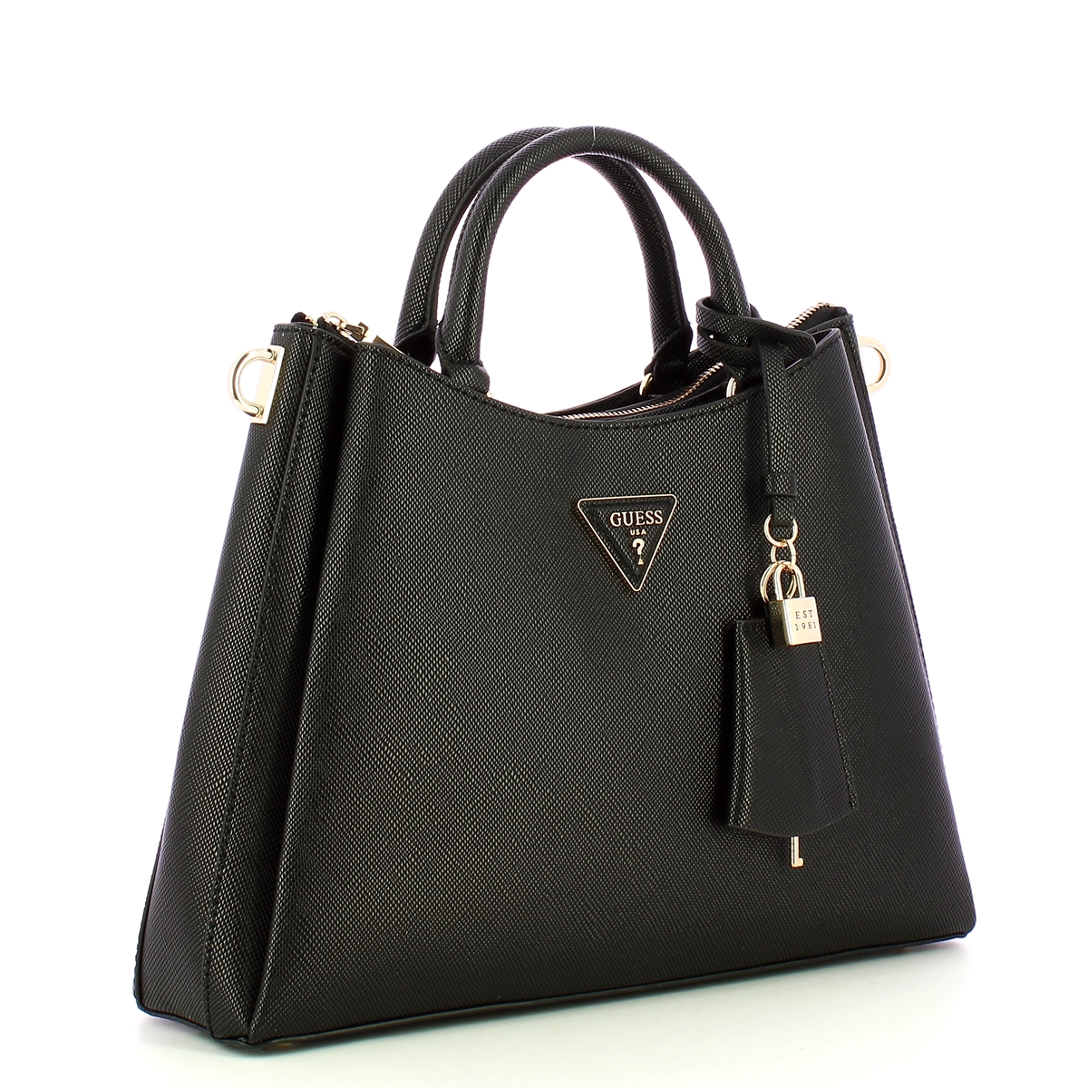 Guess Borsa a mano Eco Jazlynn Black - 2 Guess Borsa a mano Eco Jazlynn Black - 2