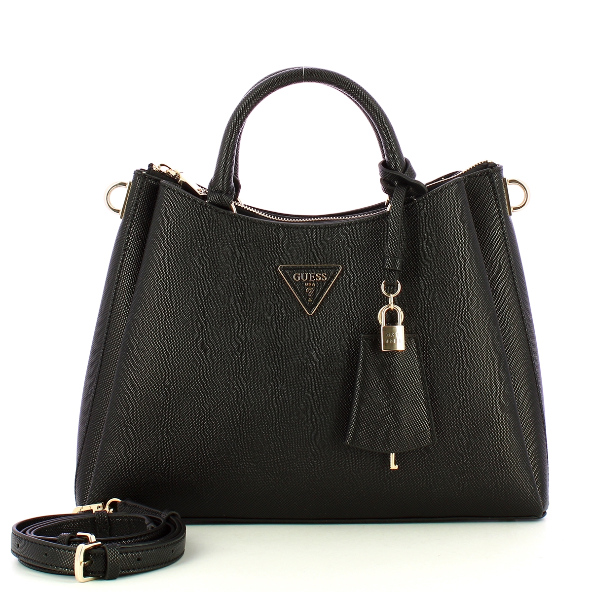 Guess Borsa a mano Eco Jazlynn Black - 4 Guess Borsa a mano Eco Jazlynn Black - 4