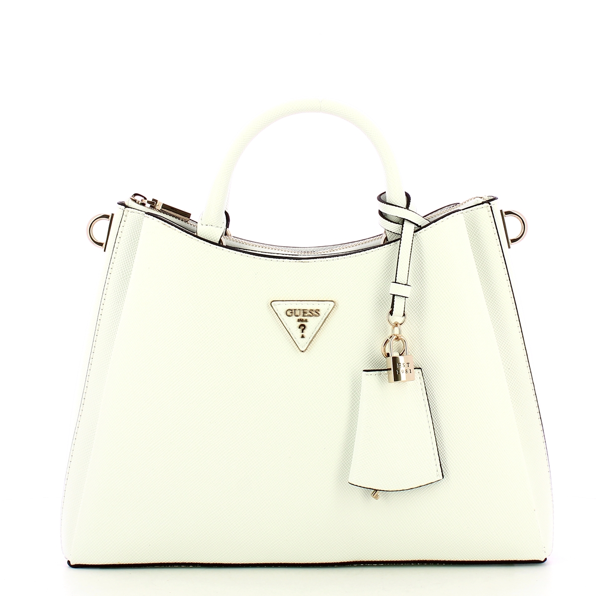 Guess Borsa a mano Eco Jazlynn White - 1 Guess Borsa a mano Eco Jazlynn White - 1