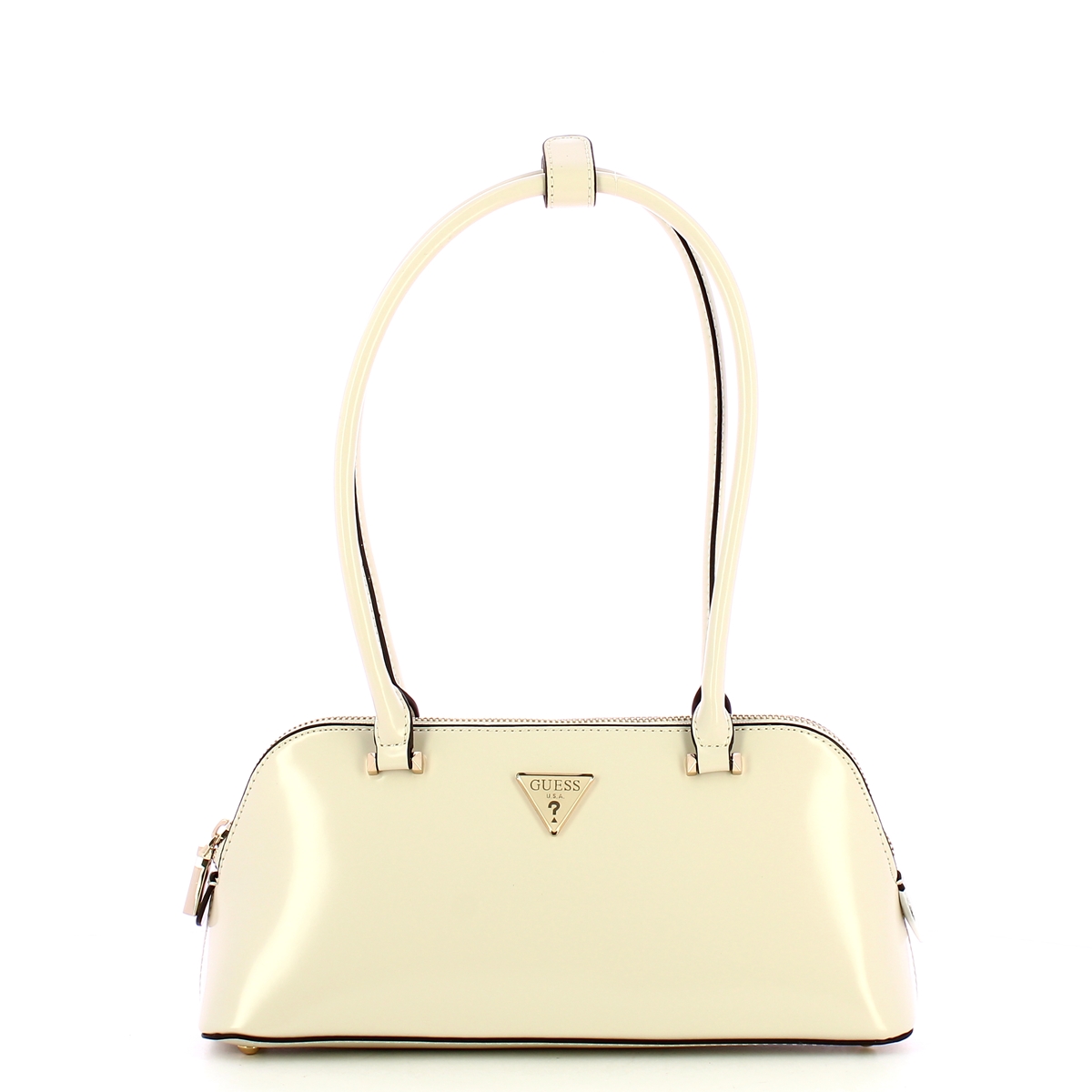 Guess Borsa a spalla Arnela Vernice Bone - 1 Guess Borsa a spalla Arnela Vernice Bone - 1