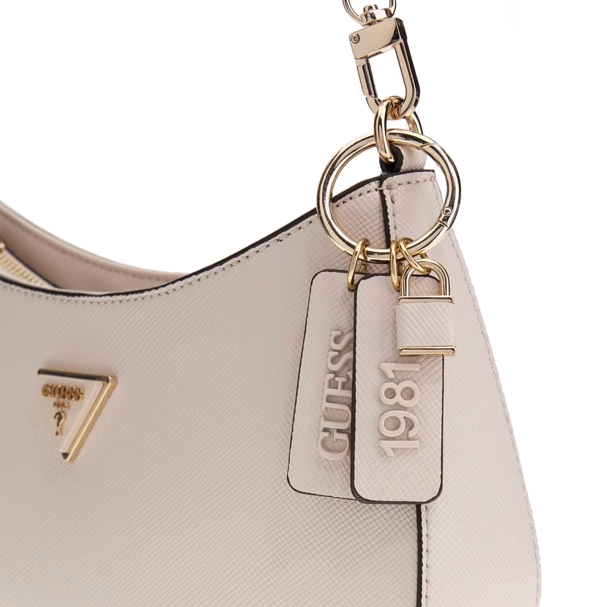 Guess Borsa a spalla Noelle Bone - 4