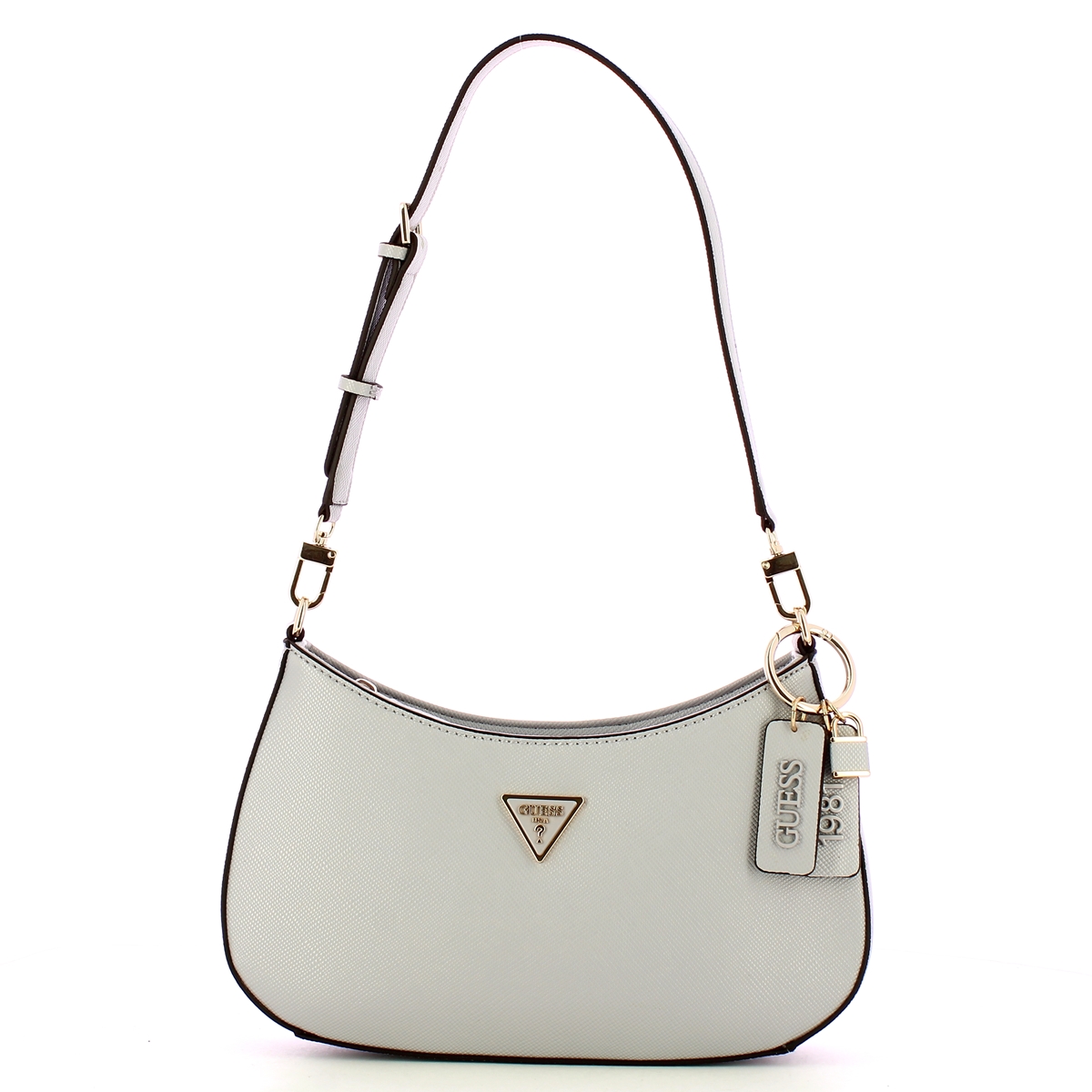 Guess Noelle Lavendar Grey Shoulder Bag - 1