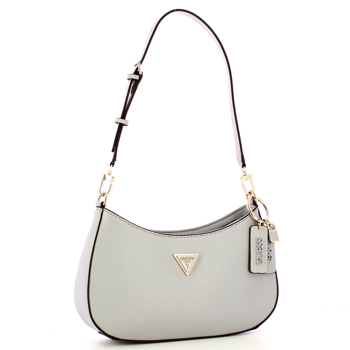 Guess Noelle Lavendar Grey Shoulder Bag - 2