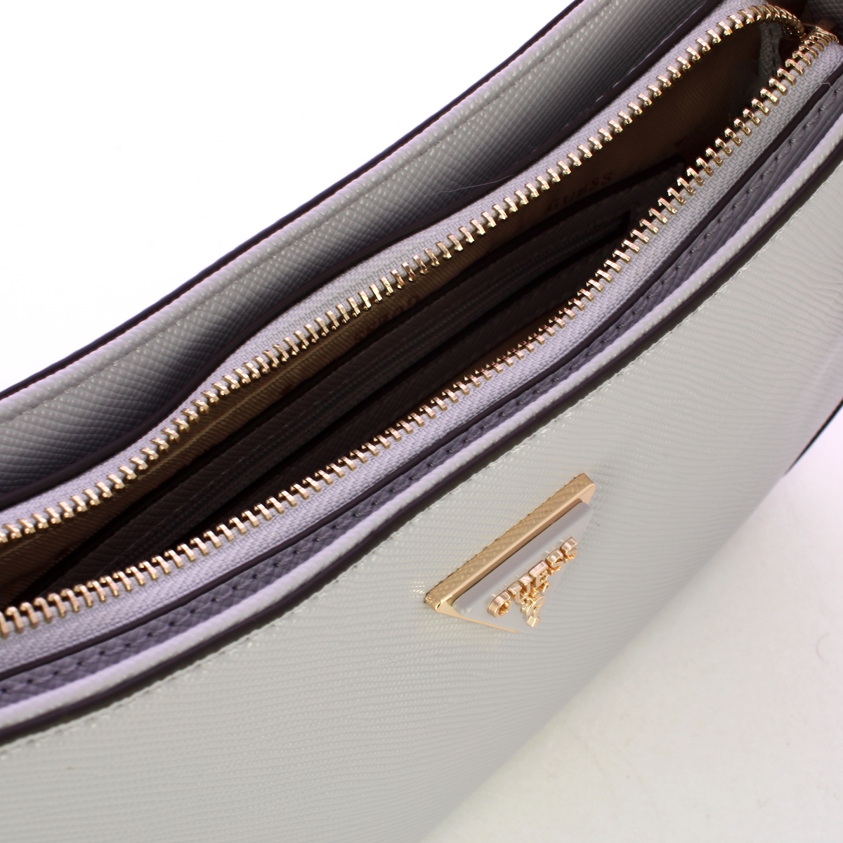 Guess Noelle Lavendar Grey Shoulder Bag - 4
