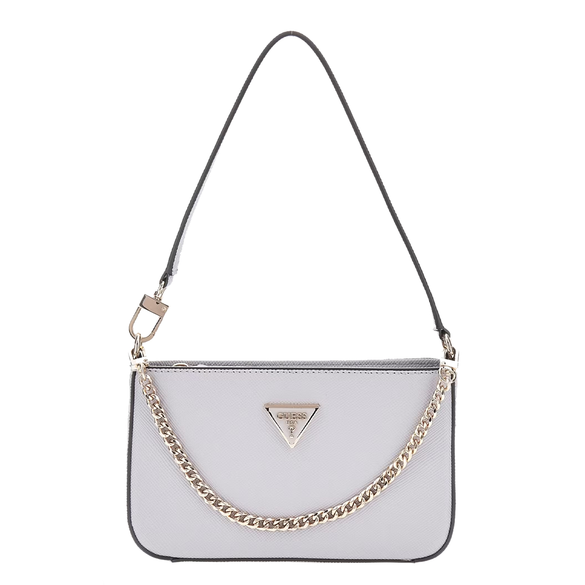 Guess Noelle Mini Lavendar Grey Handbag - 1