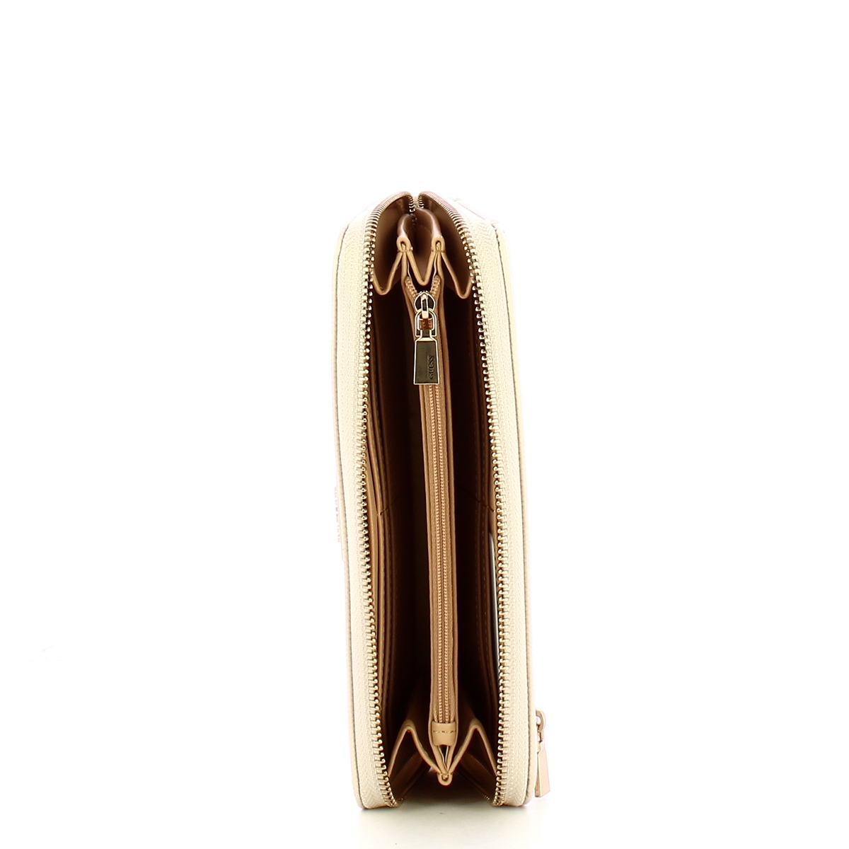 Guess Portafoglio Laurel Large Zip Around Bone - 3 Guess Portafoglio Laurel Large Zip Around Bone - 3
