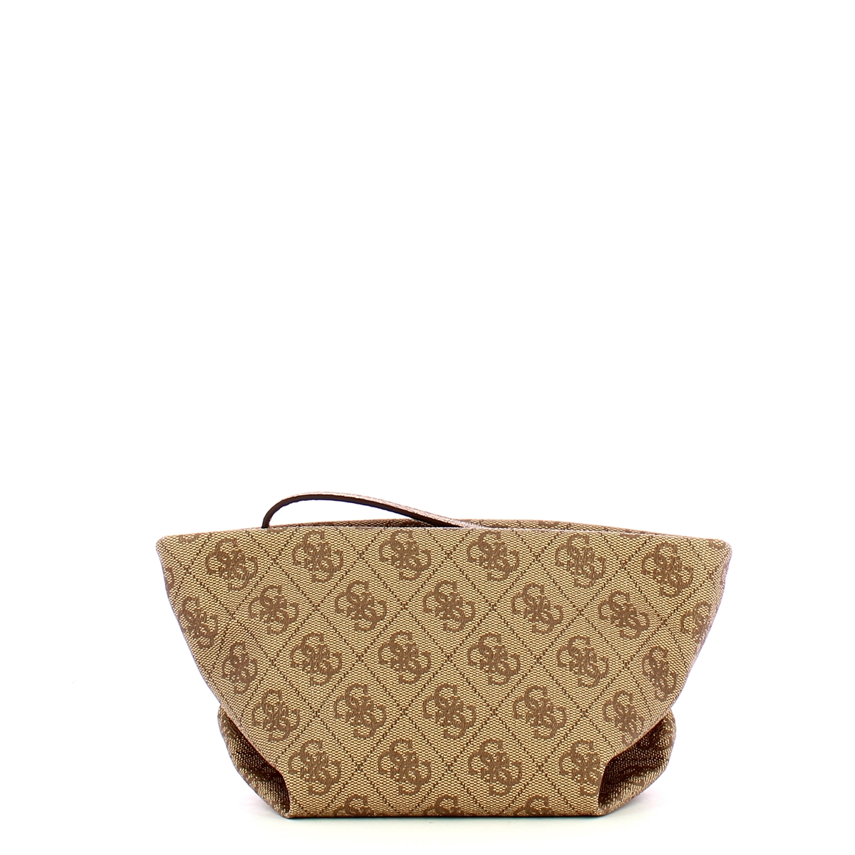 Guess Bustina Eco Evaine Latte Logo Brown - 3